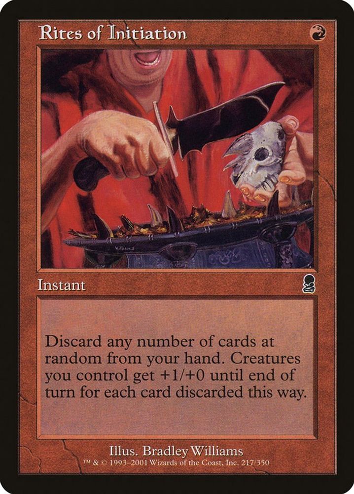 Rites of Initiation · 217 · Odyssey · Foil