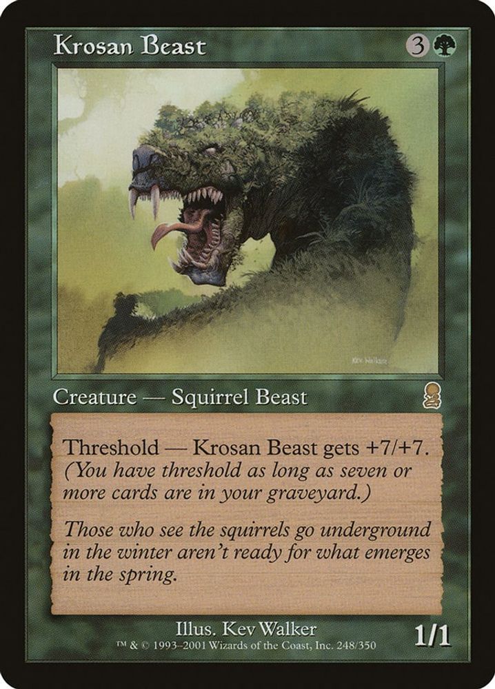 Krosan Beast · 248 · Odyssey · Non-foil