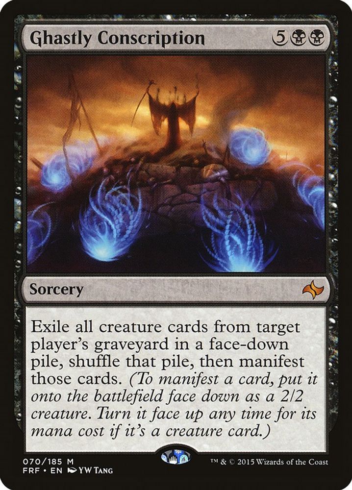 Ghastly Conscription · 70 · Fate Reforged · Non-foil