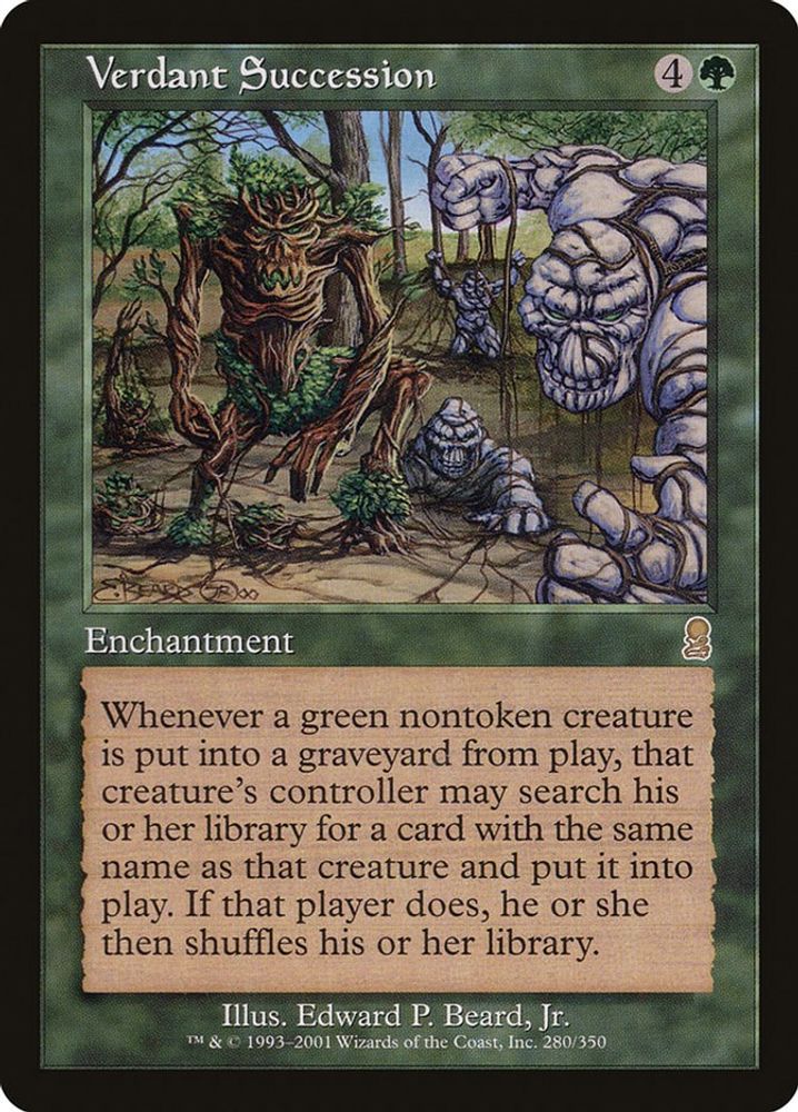 Verdant Succession · 280 · Odyssey · Non-foil