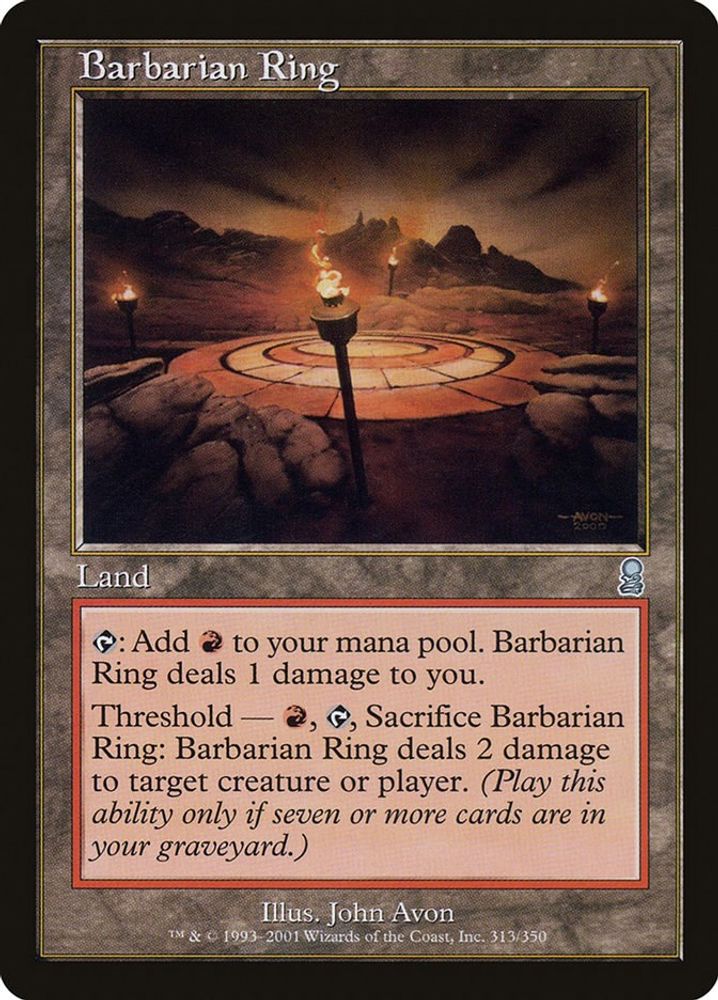 Barbarian Ring · 313 · Odyssey · Non-foil