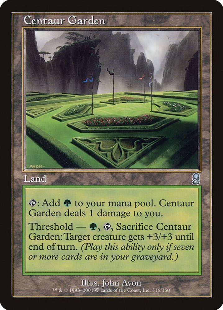 Centaur Garden · 316 · Odyssey · Non-foil