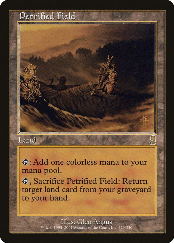 Petrified Field · 323 · Odyssey · Non-foil