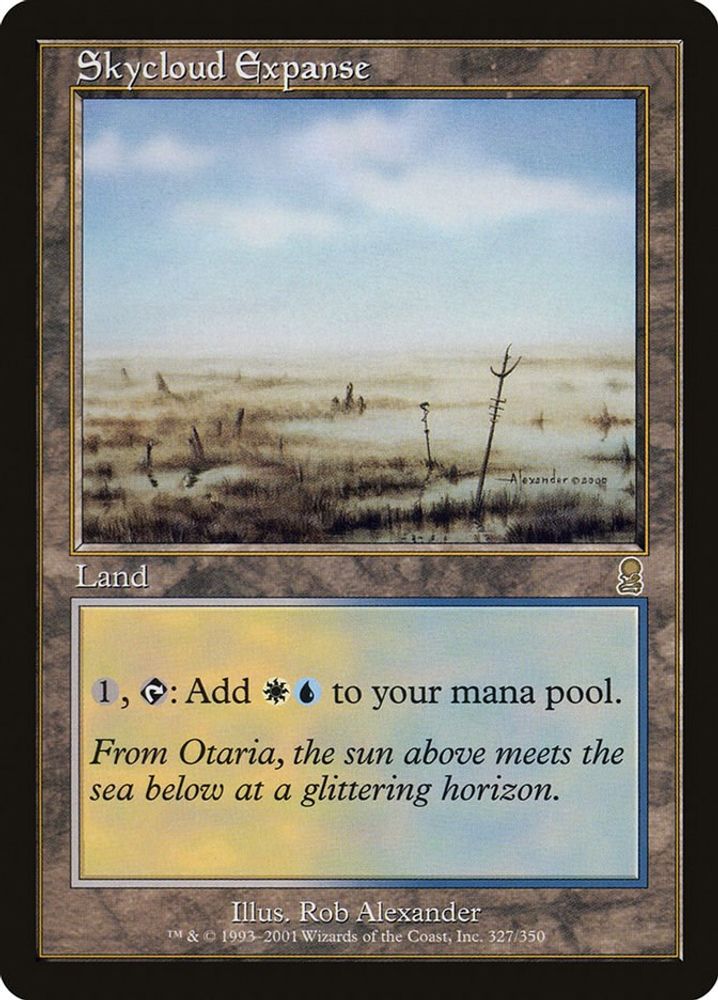 Skycloud Expanse · 327 · Odyssey · Non-foil