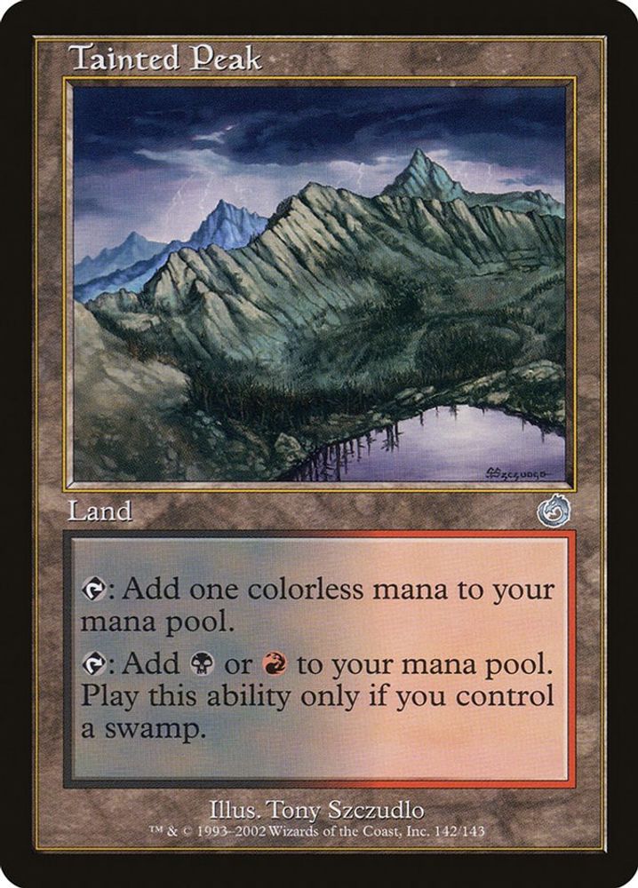Tainted Peak · 142 · Torment · Non-foil