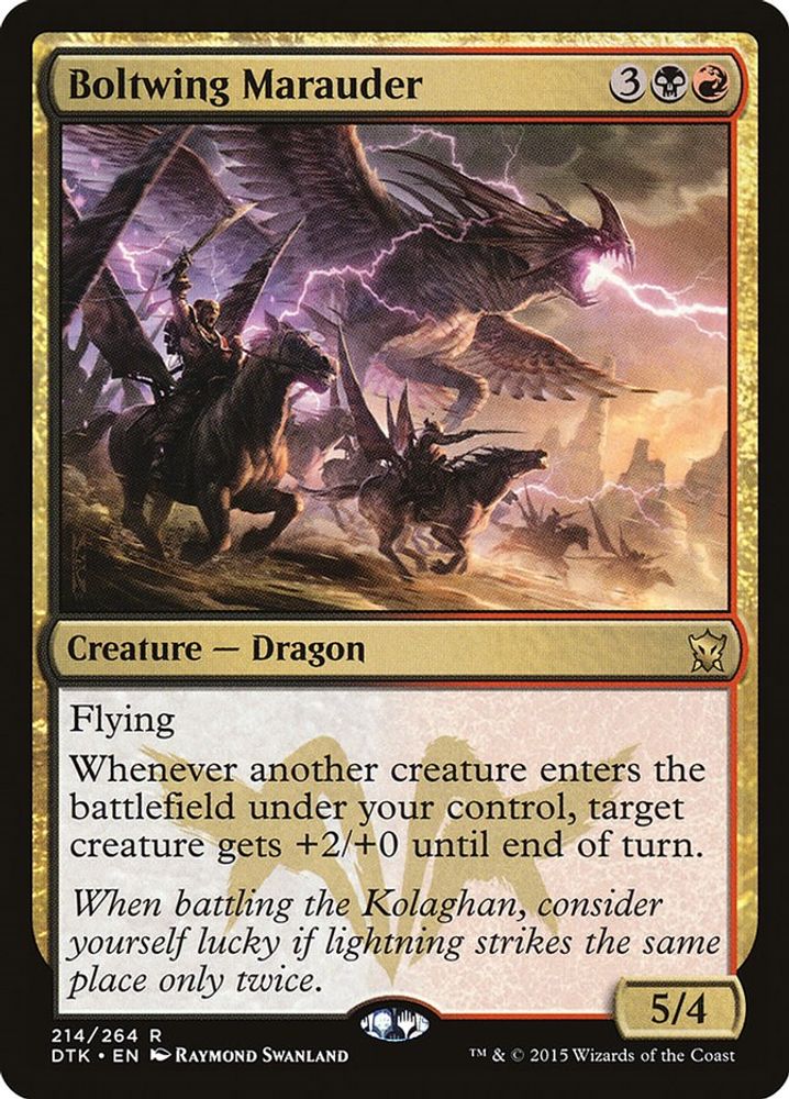 Boltwing Marauder · 214 · Dragons of Tarkir · Non-foil