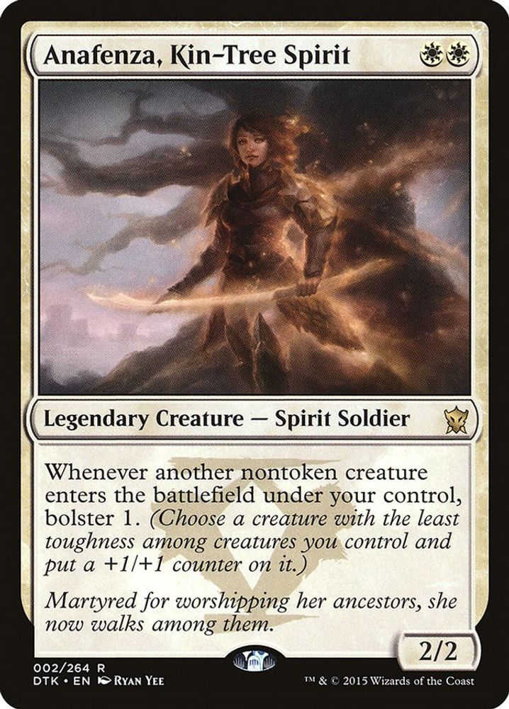 Anafenza, Kin-Tree Spirit · 2 · Dragons of Tarkir · Non-foil