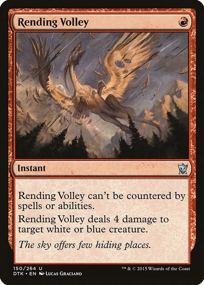 Rending Volley · 150 · DTK · Foil