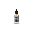 Vallejo True Metallic Metal Light: Arcane Gold (18ml) - Small plastic bottle of Vallejo True Metallic Metal Light Arcane Gold paint with black twist cap and blue label.