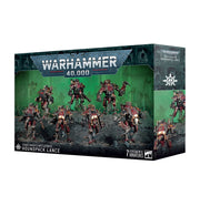 Warhammer 40,000 - Chaos Knights - Houndpack Lance Battleforce - Warhammer 40,000 Chaos Knights Houndpack Lance Battleforce box featuring dark red and silver armored mechanical knights with