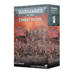 Warhammer 40,000 - Red Corsairs - Combat Patrol (PREORDER) - Warhammer 40,000 Red Corsairs Combat Patrol box featuring red-armored miniature soldiers and a matching armored vehicle on a