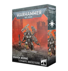 Warhammer 40,000 - Chaos Space Marines - Kravek Morne (PREORDER) - Warhammer 40,000 Chaos Space Marines Kravek Morne boxed Citadel miniature figure set with dark metallic armor and red.