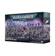 Warhammer 40,000 - Emperor's Children - Lords of Excess Battleforce - Warhammer 40,000 Lords of Excess Battleforce box featuring detailed purple and gold armored miniatures with wings and.