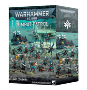 Warhammer 40,000 - Aeldari - Corsairs Combat Patrol (PREORDER) - Warhammer 40,000 Aeldari Corsairs Combat Patrol box featuring detailed sci-fi miniature warriors with sleek armor and.