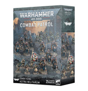 Warhammer 40,000 - Astra Militarum - Combat Patrol - Warhammer 40,000 Astra Militarum Combat Patrol box featuring painted infantry miniatures in military uniforms with rifles.