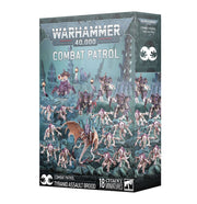 Warhammer 40,000 - Tyranids - Tyranid Assault Brood Combat Patrol - Warhammer 40,000 Tyranid Assault Brood Combat Patrol box with detailed miniature plastic insectoid alien creatures in.