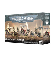 Warhammer 40,000 - T'au Empire - Kroot Farstalkers (PREORDER) - Boxed Warhammer 40,000 T'au Empire Kroot Farstalkers set featuring multiple detailed alien warrior miniatures in dynamic.