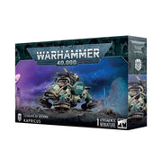 Warhammer 40,000 - Leagues of Votann - Kapricus - Warhammer 40,000 Leagues of Votann Kapricus model kit box featuring a futuristic armored mech with heavy weaponry, painted.