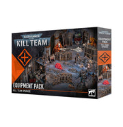 Warhamer 40,000 - Kill Team - Equipment Pack - Warhammer 40,000 Kill Team Equipment Pack box featuring detailed sci-fi terrain pieces in gray and metallic colors for.