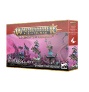 Warhammer Age of Sigmar - Disciples of Tzeentch - Seekers of Silver - Warhammer Age of Sigmar Seekers of Silver miniatures box featuring detailed fantasy warriors in blue, silver, and gold armor