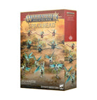 Warhammer Age of Sigmar - Sylvaneth - Spitewing Flight Spearhead (PREORDER) - Warhammer Age of Sigmar Sylvaneth Spitewing Flight Spearhead box art showing flying tree spirit miniatures in green and.