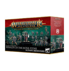 Warhammer Age of Sigmar - Ossiarch Bonereapers - Heralds of the Bone-Tithe (PREORDER) - Warhammer Age of Sigmar Ossiarch Bonereapers Heralds of the Bone-Tithe miniature set box with painted skeletal warrior.