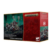 Warhammer Age of Sigmar - Ossiarch Bonereapers - Liege-Kavalos on War Chariot (PREORDER) - Warhammer Age of Sigmar Liege-Kavalos on War Chariot box featuring skeletal warriors atop black and silver war chariot with.