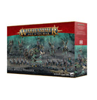 Warhammer: Age of Sigmar: Battleforce: Ossiarch Bonereapers – Null Myriad Phalanx - Warhammer Age of Sigmar Ossiarch Bonereapers Null Myriad Phalanx box featuring detailed skeletal warrior miniatures in dark.