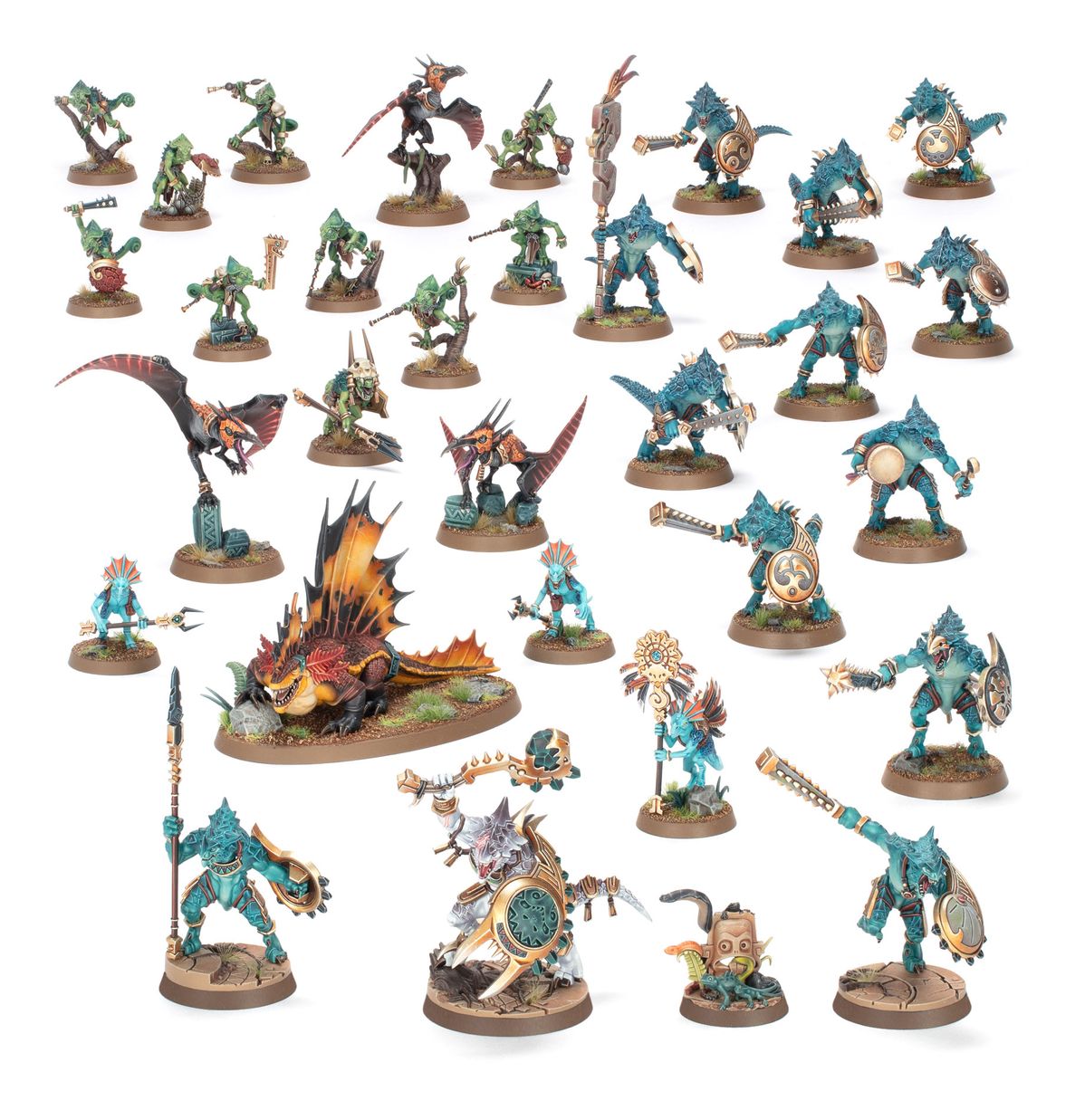 Warhammer Age of Sigmar: Spearhead: Seraphon – Sunblooded Prowlers