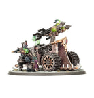 Warhammer Age of Sigmar - Helsmiths of Hashut - Deathshrieker Rocket Battery (PREORDER) - Warhammer Age of Sigmar Helsmiths of Hashut Deathshrieker Rocket Battery miniature with dark metallic rocket launcher,.