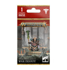 Warhammer Age of Sigmar - Helsmiths of Hashut - War Despot (PREORDER) - Painted Warhammer Age of Sigmar Helsmiths of Hashut War Despot miniature with dark armor, green weapon, and ornate details.