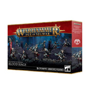 Warhammer Age of Sigmar - Daughters of Khaine - Blood Hags (PREORDER) - Warhammer Age of Sigmar Blood Hags box featuring detailed fantasy warrior miniatures with dark armor and blood-red accents.