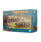 Warhammer: The Old World - Grand Cathay - Peasant Levy (PREORDER) - Warhammer Old World Grand Cathay Peasant Levy box featuring detailed miniature infantry with red and blue armor and.