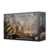 Warhammer: The Horus Heresy - Legiones Astartes - MKIII Breacher Squad - The Horus Heresy MKIII Breacher Squad box featuring detailed futuristic armored soldiers in dark metallic colors with heavy.