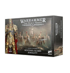 Warhammer: The Horus Heresy - Legio Custodes - Sentinel Guard Sodality (PREORDER) - Warhammer Horus Heresy Legio Custodes Sentinel Guard Sodality box with detailed gold-armored miniatures wielding swords and.