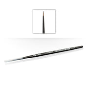 Citadel - Small Layer Brush - Citadel Small Layer Brush with fine pointed bristles and black handle labeled with white text.