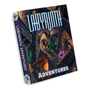 Tales of the Valiant: Labyrinth Adventures - Hardcover RPG book titled "Labyrinth Adventures" with dark fantasy artwork of a stone maze and spellcasting figures on the.