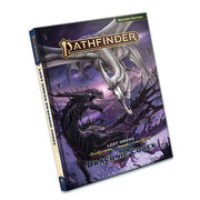 Pathfinder 2E: Lost Omens - Draconic Codex - Hardcover RPG book titled Pathfinder Lost Omens Draconic Codex with dragon artwork on purple cover.