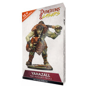 Dungeons & Lasers: Yahazzal The Hungry Troll (Unpainted) - Unpainted resin miniature of Yahazzal the Hungry Troll wielding a club, detailed with armor and tattered clothing.
