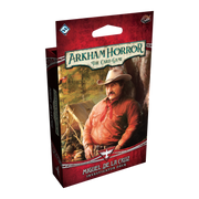 Arkham Horror: LCG: Miguel de la Cruz Investigator Deck (PREORDER) - Red and brown box featuring a man in a white hat and red shirt, labeled Arkham Horror The Card Game Miguel de la Cruz.