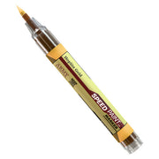 Speedpaint Marker: Hoplite Gold - Gold brush-tip marker with transparent cap and brown, beige labeling reading Speedpaint Hoplite Gold.