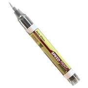 Speedpaint Marker: Holy White - White paint marker with fine brush tip, labeled "Holy White" on beige and burgundy barrel.