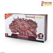 Dungeons & Lasers: Evil Eye Hive (Unpainted) (PREORDER) - Unpainted detailed resin model of a monstrous hive with multiple eyes and tentacle-like extensions, fantasy terrain piece.