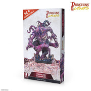 Dungeons & Lasers: Formless Shambler (Unpainted) (PREORDER) - Unpainted purple and pink tentacled monster miniature with clawed hands on rocky base packaging box.