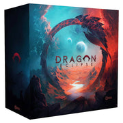 Dragon Eclipse - Box with fantasy-themed cover art featuring a dragon forming a circular eclipse over a fiery landscape with the title.