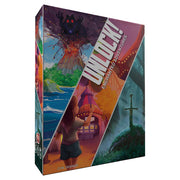 Unlock!: Enchanted Adventures - Colorful rectangular board game box with fantasy-themed illustrations and bold white title Unlock! Enchanted Adventures.