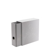 Dragon Shield Sanctuary Slipcase 2 Ring Binder - White (PREORDER) - White Dragon Shield Sanctuary slipcase and two-ring binder set with subtle embossed dragon design.
