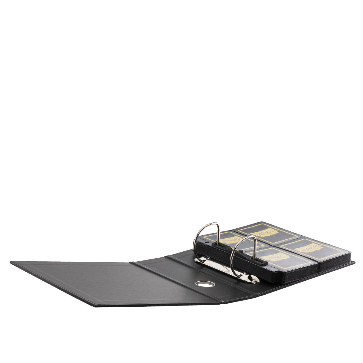 Dragon Shield Sanctuary Slipcase 2 Ring Binder - Black (PREORDER) - Black two-ring binder with durable slipcase, embossed Dragon Shield logo, and sturdy construction for card storage.
