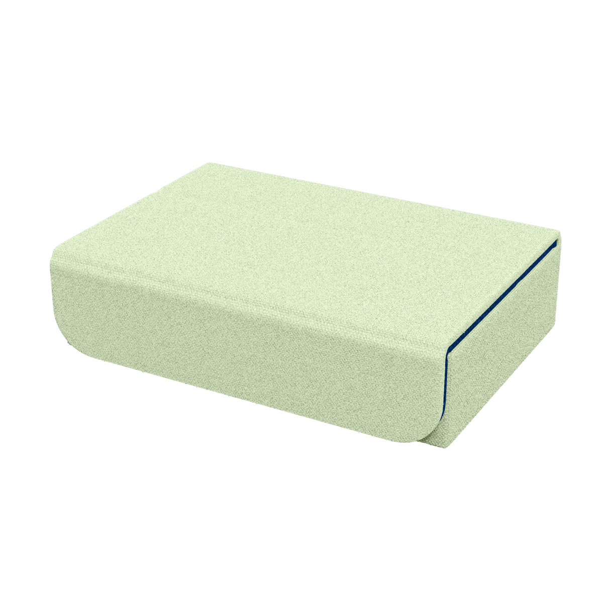 Dragon Shield Dragon Lock System: Dragon Tray - Blue & Mint (PREORDER) - Rectangular Dragon Shield Dragon Tray in mint green with smooth, rounded edges and a blue interior lining.