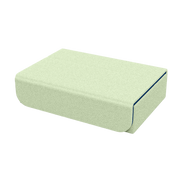 Dragon Shield Dragon Lock System: Dragon Tray - Blue & Mint (PREORDER) - Rectangular Dragon Shield Dragon Tray in mint green with smooth, rounded edges and a blue interior lining.